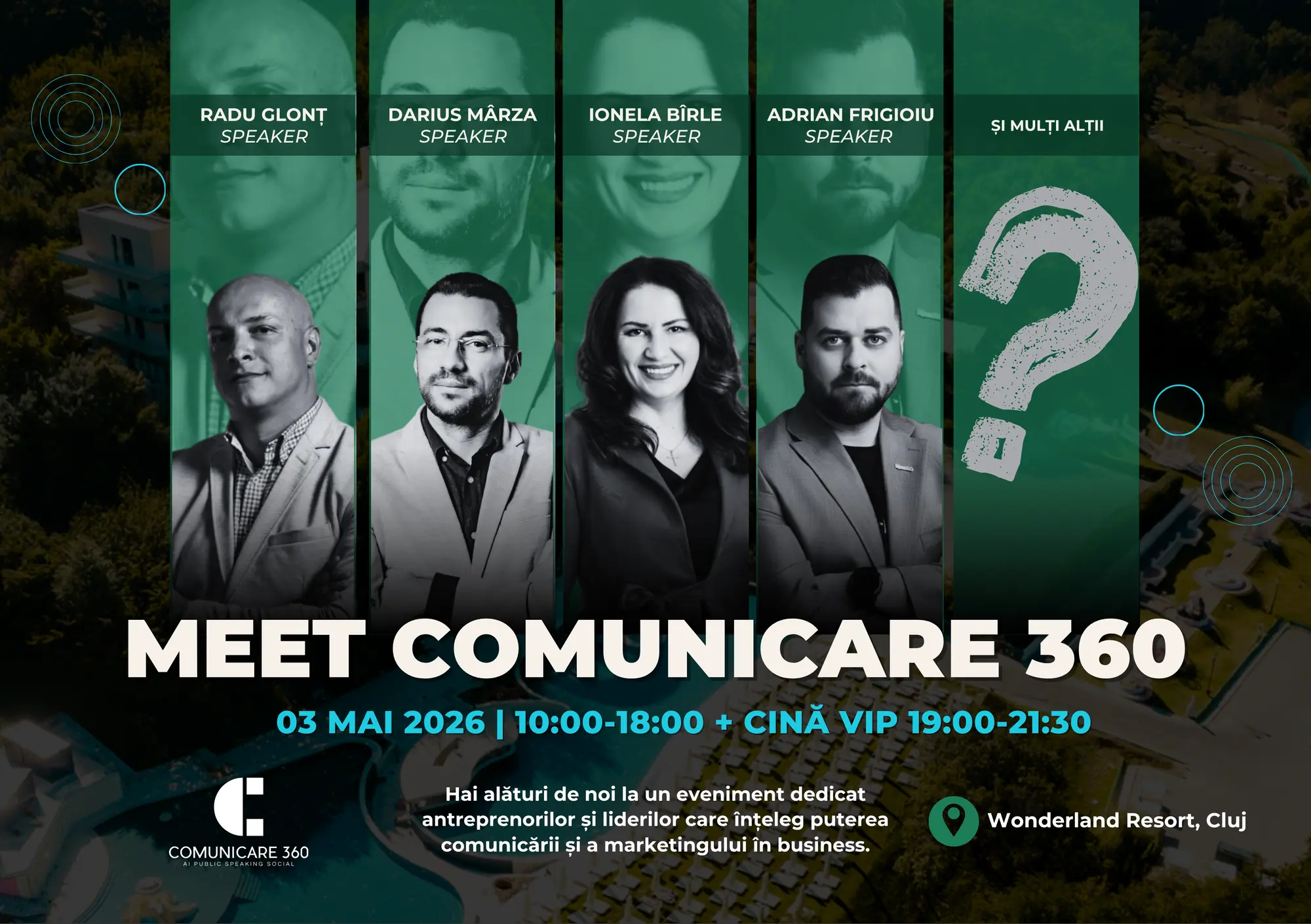 Meet Comunicare 360 — 3 Mai 2026, Wonderland Resort Cluj
